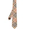Burberry Modern Cut Vintage Check Silk Tie In Brown