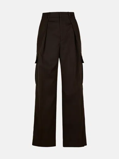 Burberry Brown Wool Cargo Pants