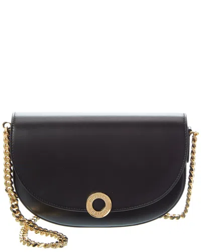 Burberry Brummell Leather Shoulder Bag In Black