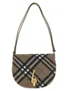 Burberry Brush Brown Bridle Small Shoulder Bag In Multi