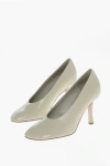 Burberry Beige Shiny Lambskin Pumps With Quilted Insole
