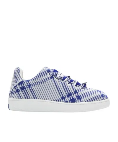 BURBERRY BURBERRY BUBBLE CHECK-PRINTED LACE-UP SNEAKERS