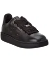 Burberry Leather Sneaker Storage Box In Black