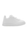 Burberry Women Box Sneaker In Leather In White