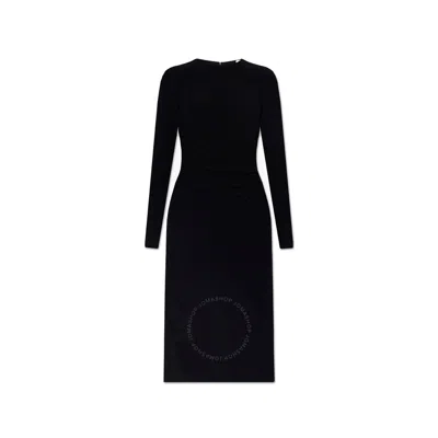 Burberry Bu Ladies Black Aurora Long-sleeved Dress