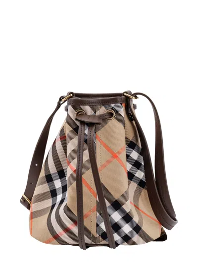 Burberry Bucket Bag In Beige