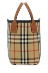 Burberry London Vintage Check Mini Bucket Bag In Multi