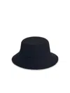 Burberry Reversible Logo-embroidered Twill Bucket Hat In Black
