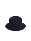 Burberry Reversible Logo-embroidered Twill Bucket Hat In Black