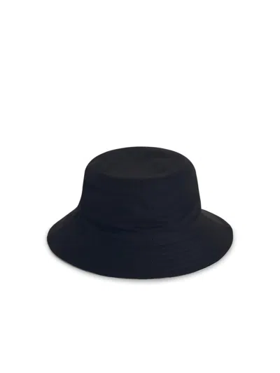 BURBERRY BURBERRY BUCKET' BLACK COTTON HAT