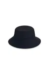 Burberry Reversible Logo-embroidered Twill Bucket Hat In Black