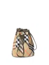 Burberry Ered Bucket Bag In Beige