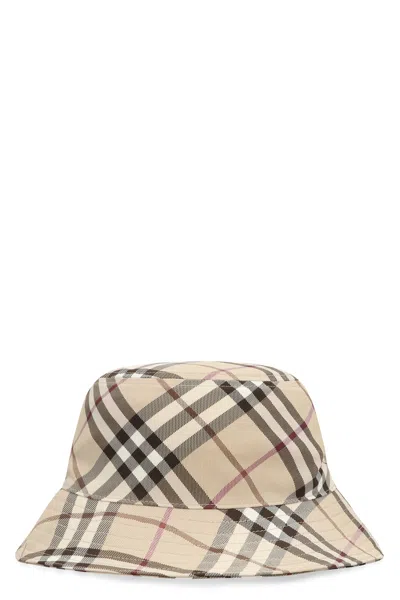 Burberry Bucket Hat In Neutral