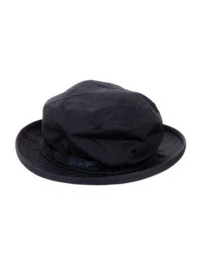 Pre-owned Burberry Bucket Hat In Blue