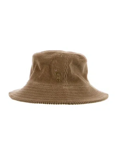 Pre-owned Burberry Bucket Hat In Brown