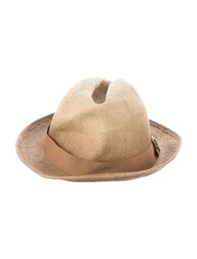 Pre-owned Burberry Bucket Hat In Brown