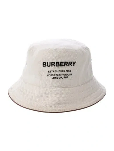 Pre-owned Burberry Bucket Hat In Neutral