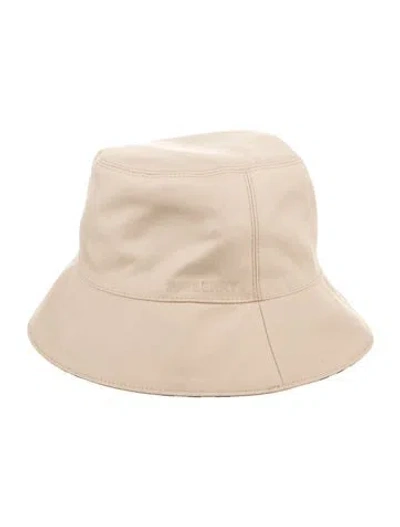 Pre-owned Burberry Bucket Hat In Neutral
