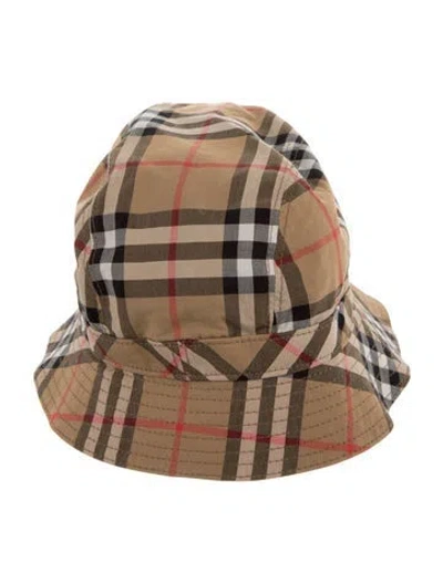 Pre-owned Burberry Bucket Hat In Neutral