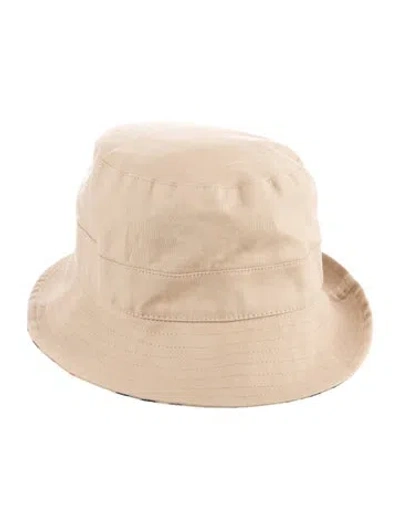 Pre-owned Burberry Bucket Hat In Neutrals