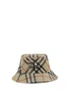 Burberry Bucket Hat In Sand Ip Check