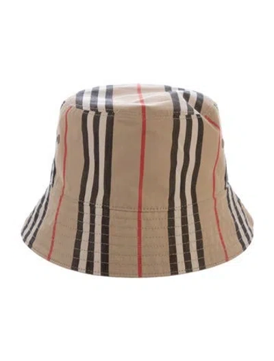 Pre-owned Burberry Bucket Hat  W/tags In Neutral