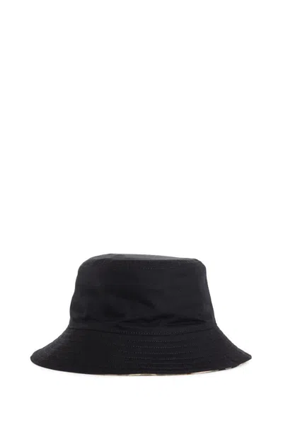 Burberry Ekd-embroidered Bucket Hat In Black