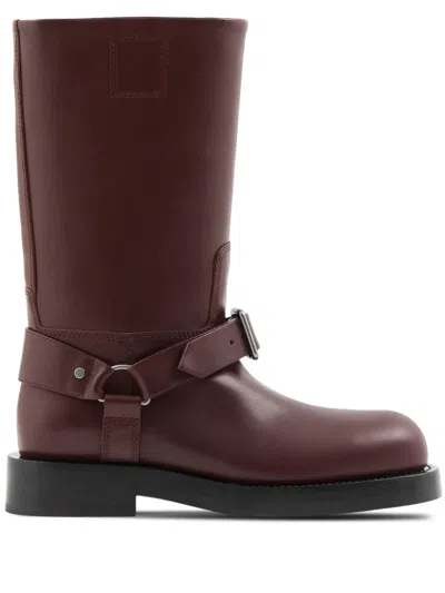 BURBERRY BUCKLE-DETAIL RIDING BOOTS