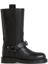 BURBERRY BUCKLE DETAILED BOOTS