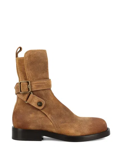 BURBERRY BUCKLE STRAP BOOTS