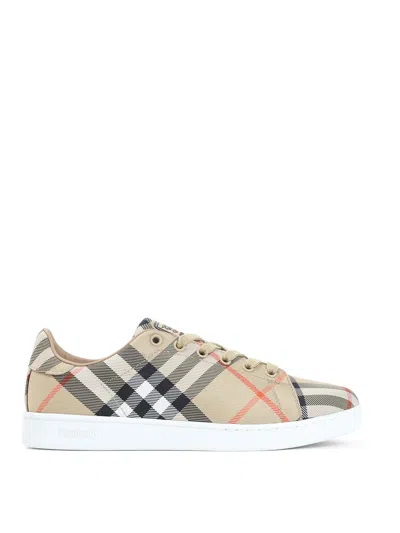 Burberry Buerberry Check Sneakers In Multi