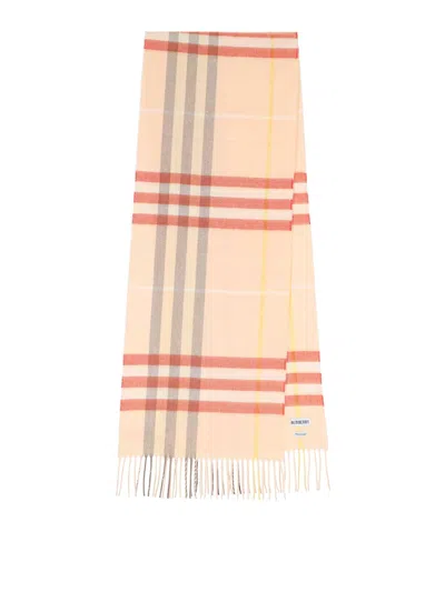 BURBERRY BUFANDA - BLANCO