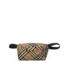 Burberry Vintage Check Equestrian Knight Waist Bag In Neutrals