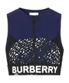 Burberry Burb Quinn Sprts Bra Hn W Log Wstbd In Blue