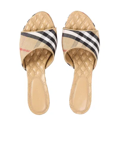 Burberry Burb Sloane Mule In Brown