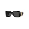 Burberry Womens Black Be4406u Square-frame Acetate Sunglasses In Black