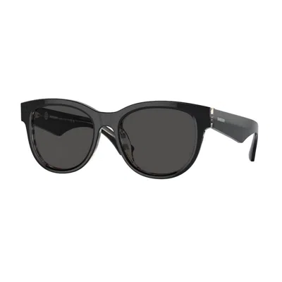 Burberry Dark Grey Phantos Ladies Sunglasses Be4432u 412187 54 In Black