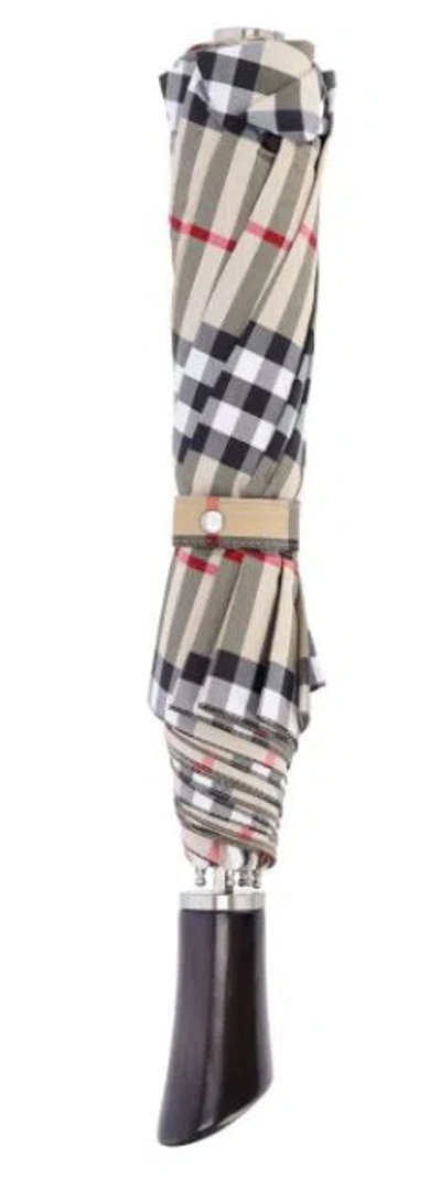 Burberry Beige Vintage Check Cap In Multi