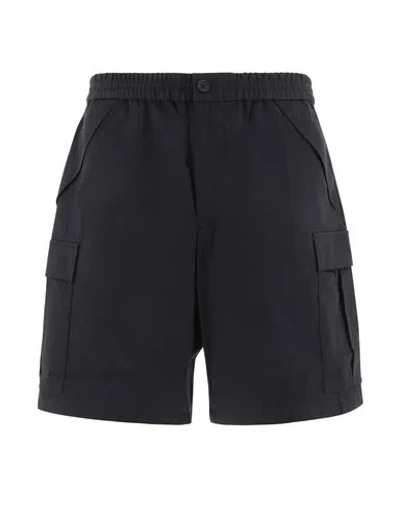 Burberry Black Bermuda Shorts Man Shorts & Bermuda Shorts Black Size Xl Cotton