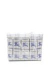 Burberry Ekd Label Tote Bag