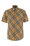 Burberry Check Cotton Shirt In Multi