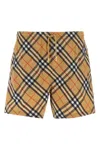 Burberry Check Pattern Nylon Swimwear In Multi