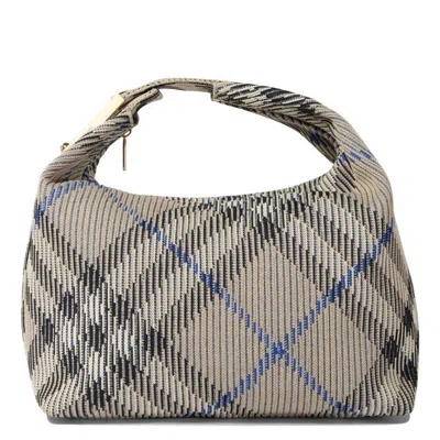 Burberry Checked Zipped Medium Tote Bag In Multi