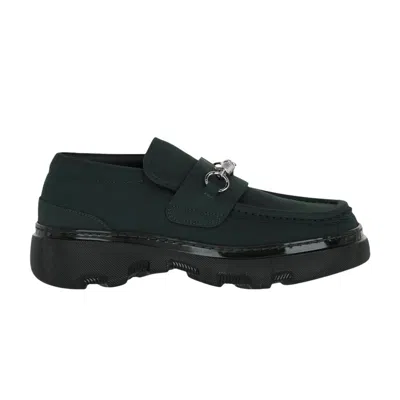 Pre-owned Burberry Creeper Clamp Loafer 'green' | Men's Size 43
