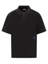 Burberry Regular Fit Shirt With Collar And Short Sleeves In Black