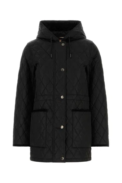 Burberry Quilted Nylon Parka In Multi