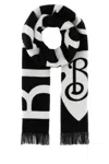Burberry Geometric-patterned Wool Scarf In Multi