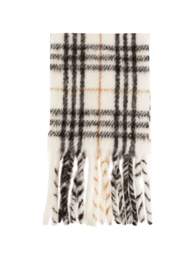 Burberry Scarfs In Alpaca Wool In Neutral