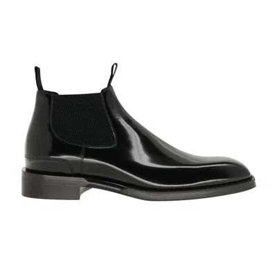Pre-owned Burberry Square Toe Chelsea Boot 'black' | Men's Size 7