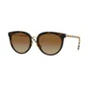 Burberry Eyewear Oversized Round Frame Sunglasses In Brown